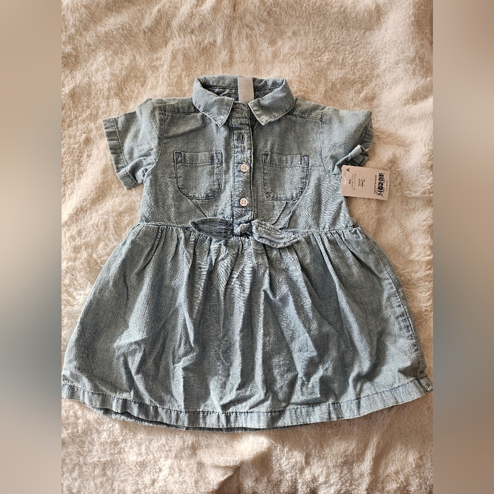 NWT Infant Denim Dress